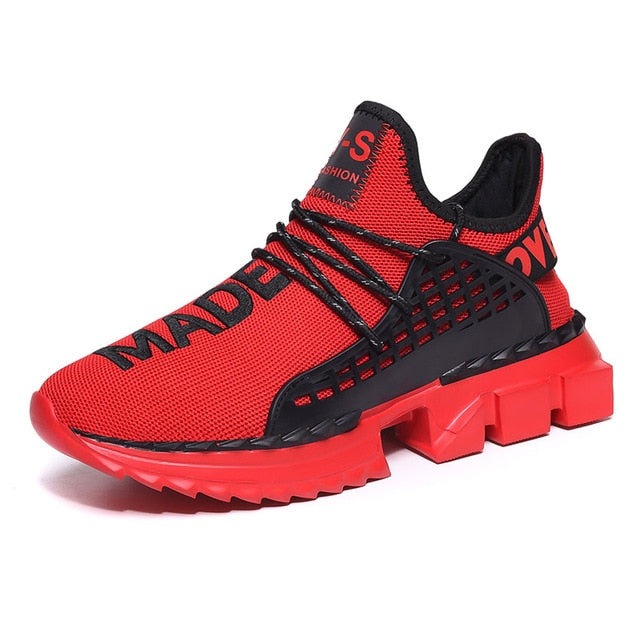 New Style Thick Bottom Running Shoes for Men Mesh Sneakers Outdoor Sport Shoes Man Training Athletic Jogging Shoes Zapatillas