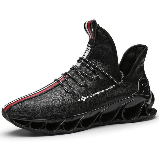 Trend Autumn Blade Running Shoes for Men Antiskid Damping Cool Outsole Walking Trekking Leisure Mesh Running Zapatills Sneakers