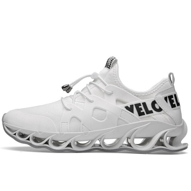 Trend Autumn Blade Running Shoes for Men Antiskid Damping Cool Outsole Walking Trekking Leisure Mesh Running Zapatills Sneakers